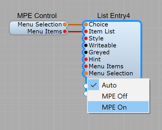 MPE Selection