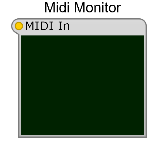 MIDI Monitor module